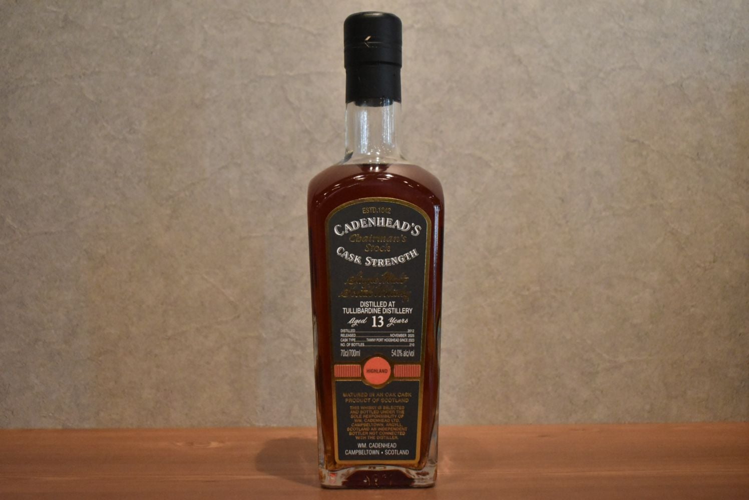 ◆ ケイデンヘッド チェアマンズストック タリバーディン2012 正規品 54.0% 700ml ◆