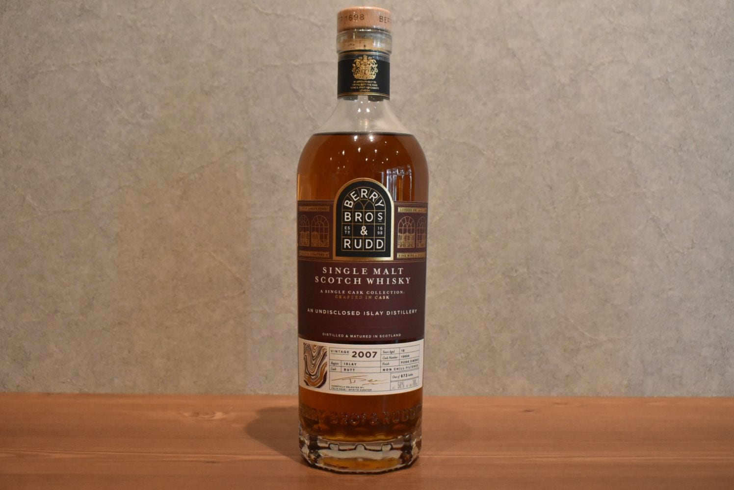 ◆ BB&R オデッセイ アン ディスクローズド アイラ2007 PXシェリーカスク 正規品 56.0％ 700ml ◆