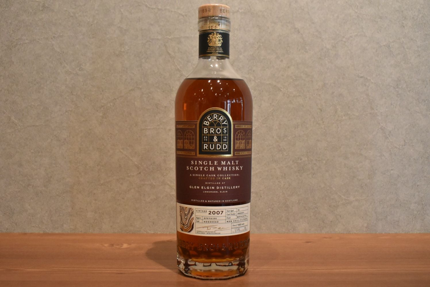 ◆ BB&R オデッセイ グレンエルギン2007 モスカテルカスク 正規品 57.4％ 700ml ◆