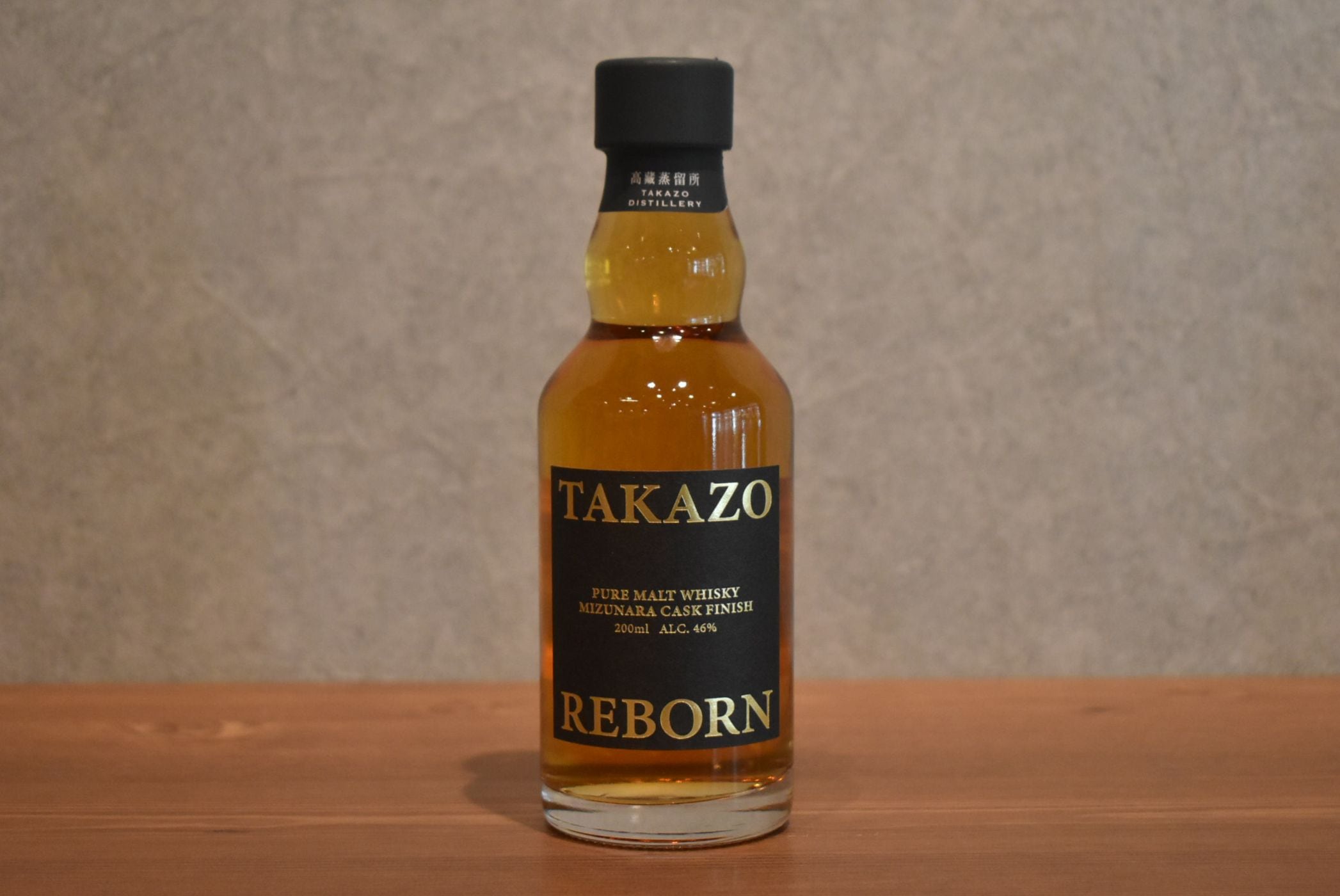 ◆ TAKAZO PURE MALT WHISKY MIZUNARA CASK FINISH 正規品 46.0% 200ml ◆