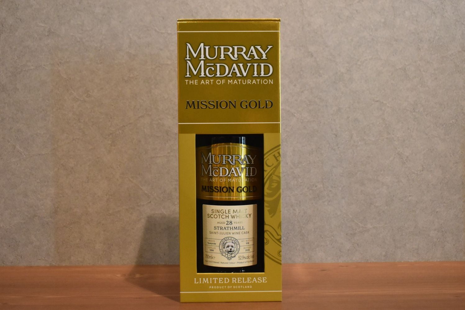 ◆ マーレイマクダビッド ミッションゴールド ストラスミル 1996 28年 正規品 52.9% 700ml ◆