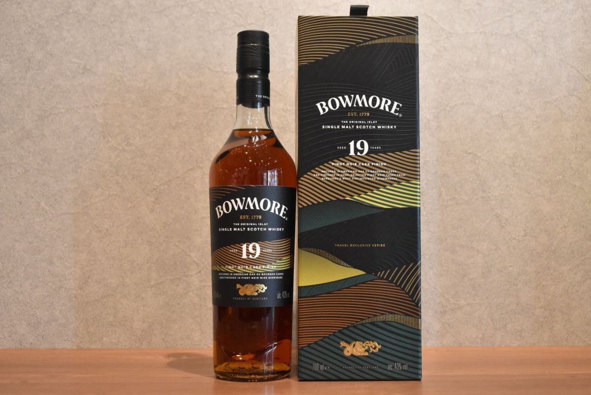 ①ボウモア 19年 ピノノワール カスクフィニッシュ43%700ml ボウモア19年 ピノノワール カスクフィニッシュ 並行品 43.0% 700ml