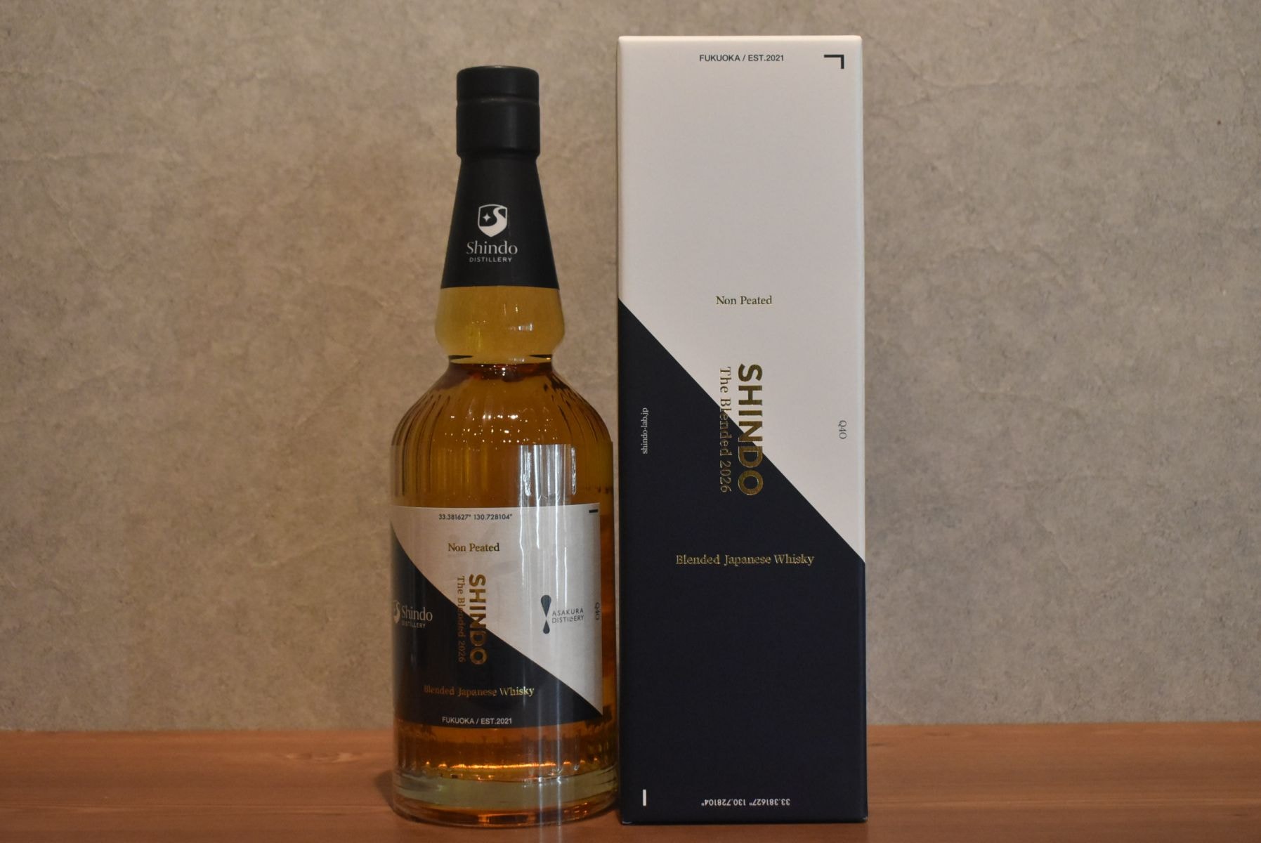 新道蒸溜所 SHINDO ザ・ブレンデッド 2026 ノンピーテッド 正規品 46.0％ 700ml ◆