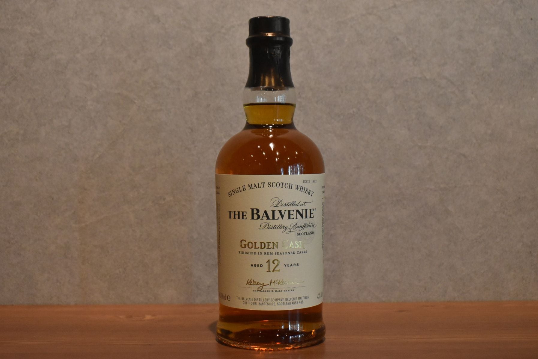 バルヴェニー 12年 ゴールデンカスク 並行品 43.0% 700ml｜こみや酒店