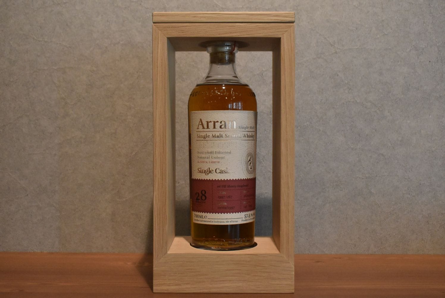 アラン1997 シェリーホグスヘッド 28年 正規品 57.5% 700ml ｜こみや
