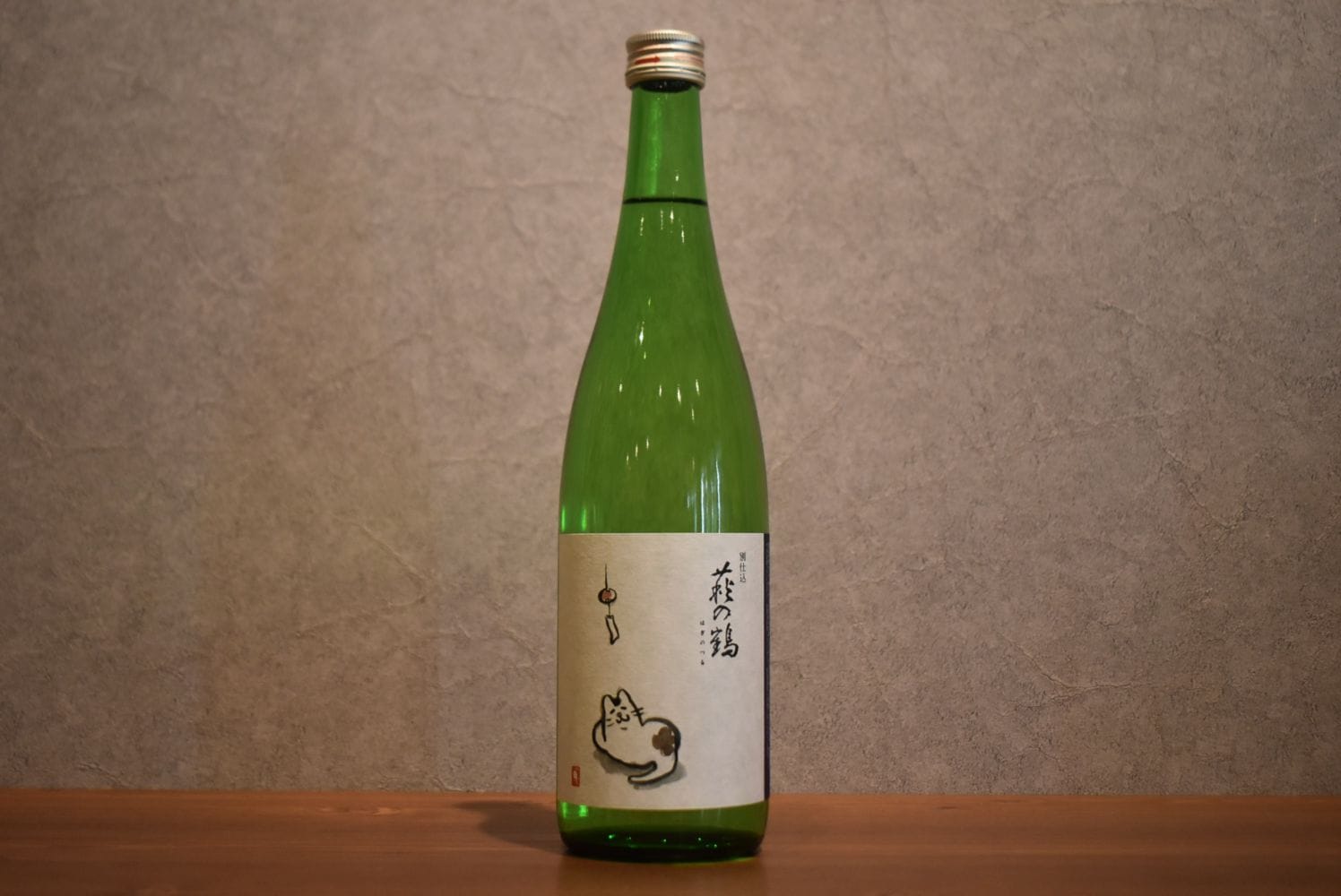 ◆ 萩の鶴 純米吟醸 別仕込み 夕涼み 猫ラベル 720ml ◆