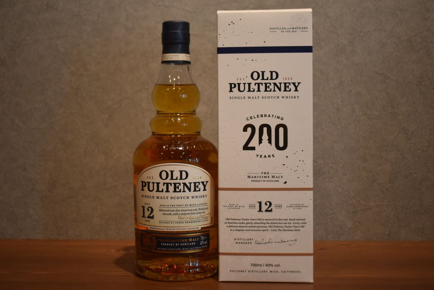 ◆ オールドプルトニー 12年200周年限定カートン 正規品 40.0% 700ml ◆