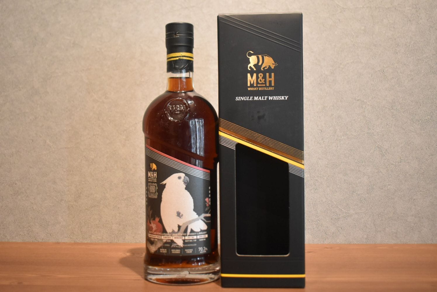 ◆ M&H SINGLE CASK Pomegrabnate wine for TOKYO Whisky Library 21th 正規品 70.3% 700ml ◆