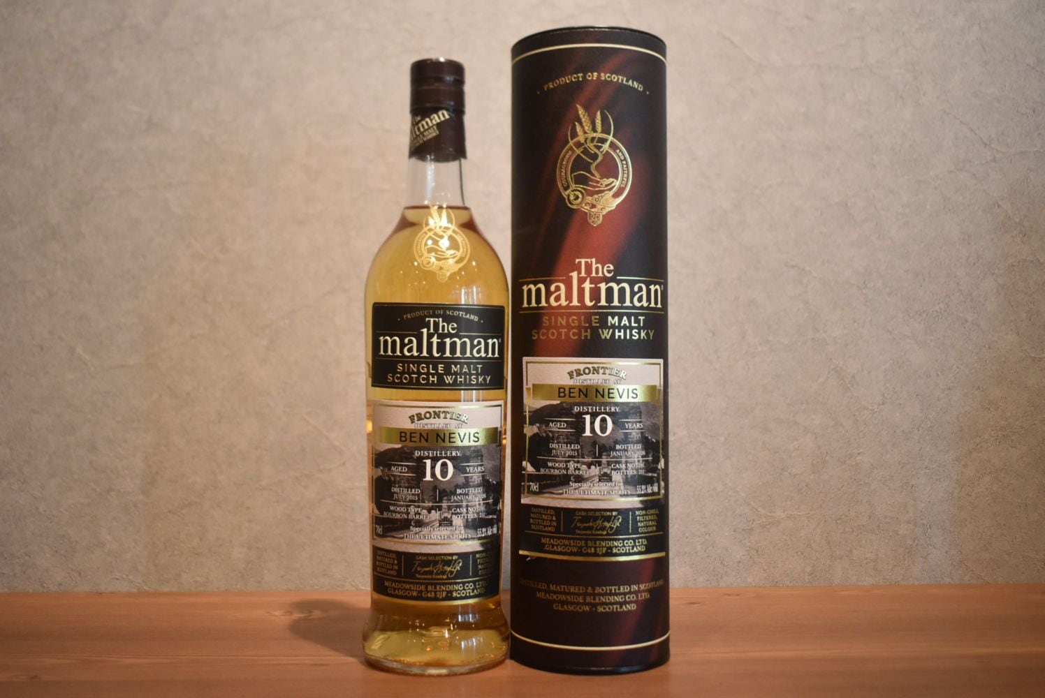 ◆ ベンネヴィス 2015 10年 モルトマン「フロンティア」 FOR THE ULTIMATE SPIRITS 正規品 55.2% 700ml ◆
