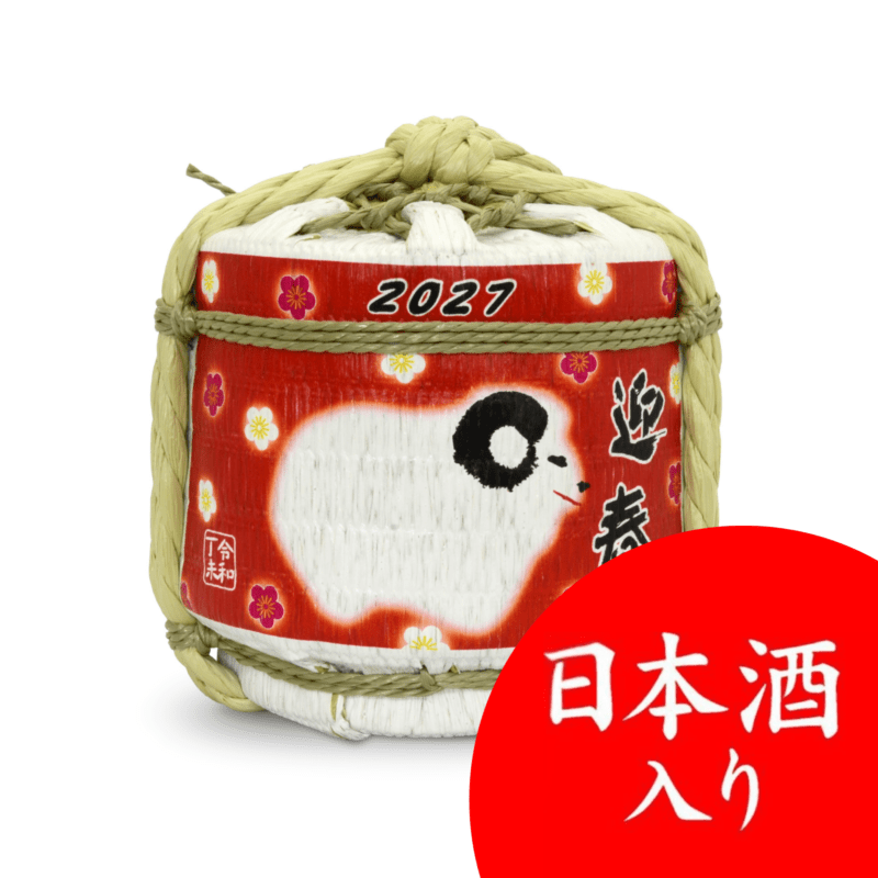 関連商品◇清酒 五神 干支こも樽「桜」【300ml】奈良県｜明治創業菰樽