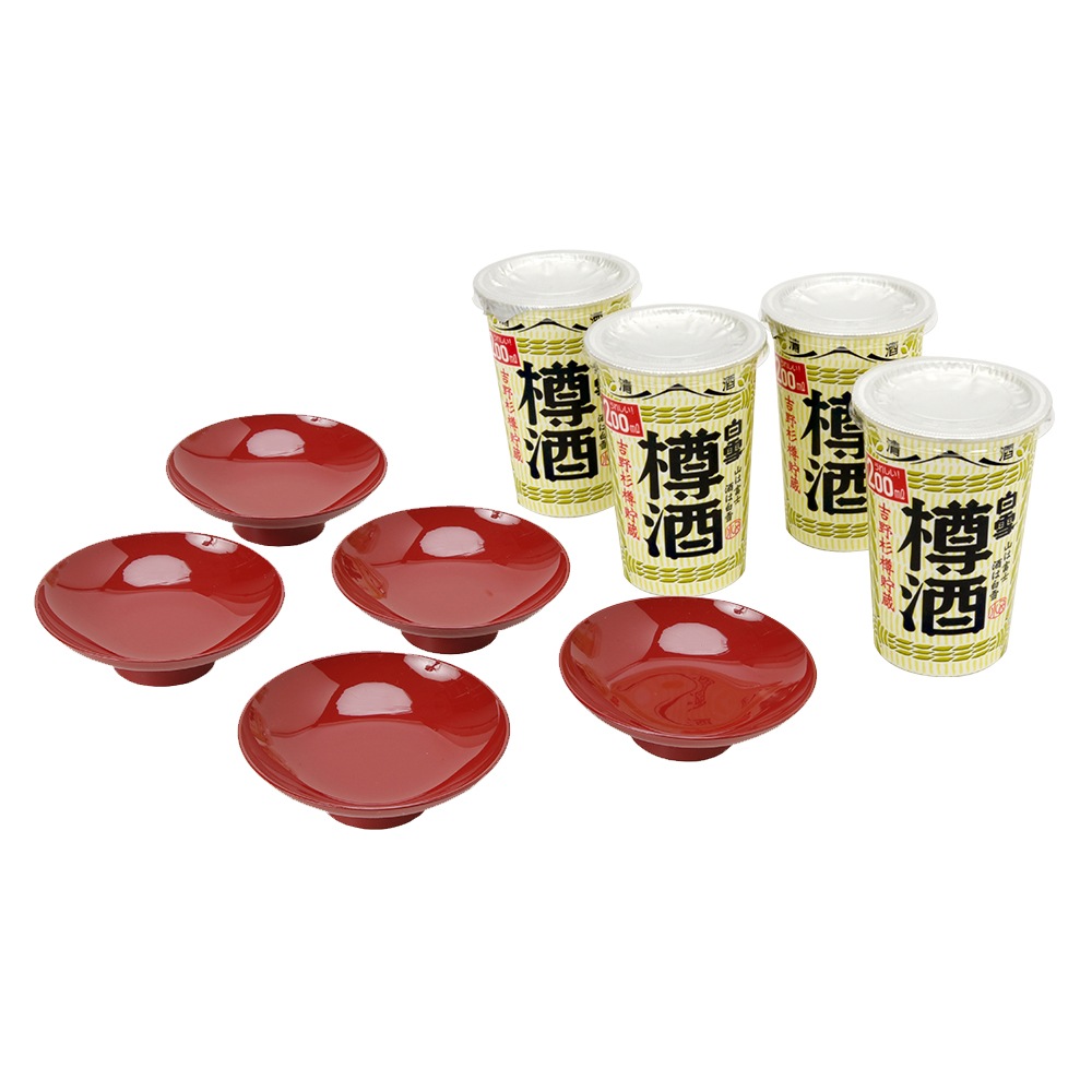 【骨董品】酒樽 本格鏡開き祝樽4斗(上底36L・空樽) 寿・招福鶴亀 - 樽酒・鏡開き