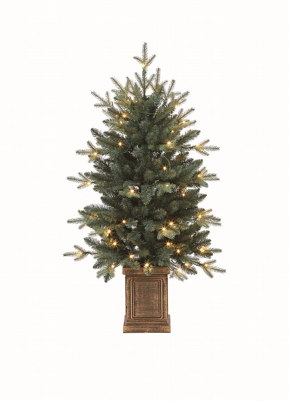 クリスマスツリー　ミックスパインツリー(70球LED常点ライト付)(ポット付)