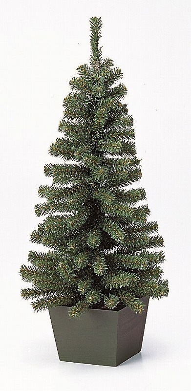クリスマスツリー　L.ミニツリー(プランター付)【4本】