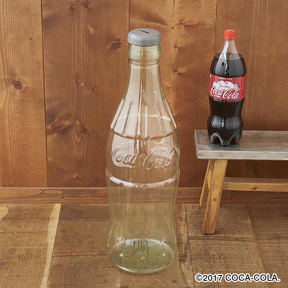 Coca-Cola Bottle Style Bank PJ-CB01<br>超ビックなコカコーラ BIGボトルスタイルバンク 貯金箱　高60 幅18 奥18cm