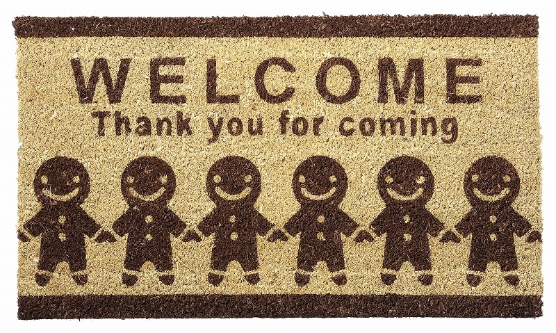 玄関マット 天然素材 ココヤシ 玄関マット 玄関マット 屋外 泥落とし ココヤシ おしゃれ ドアマット 洗える70cm×40cm 17-015