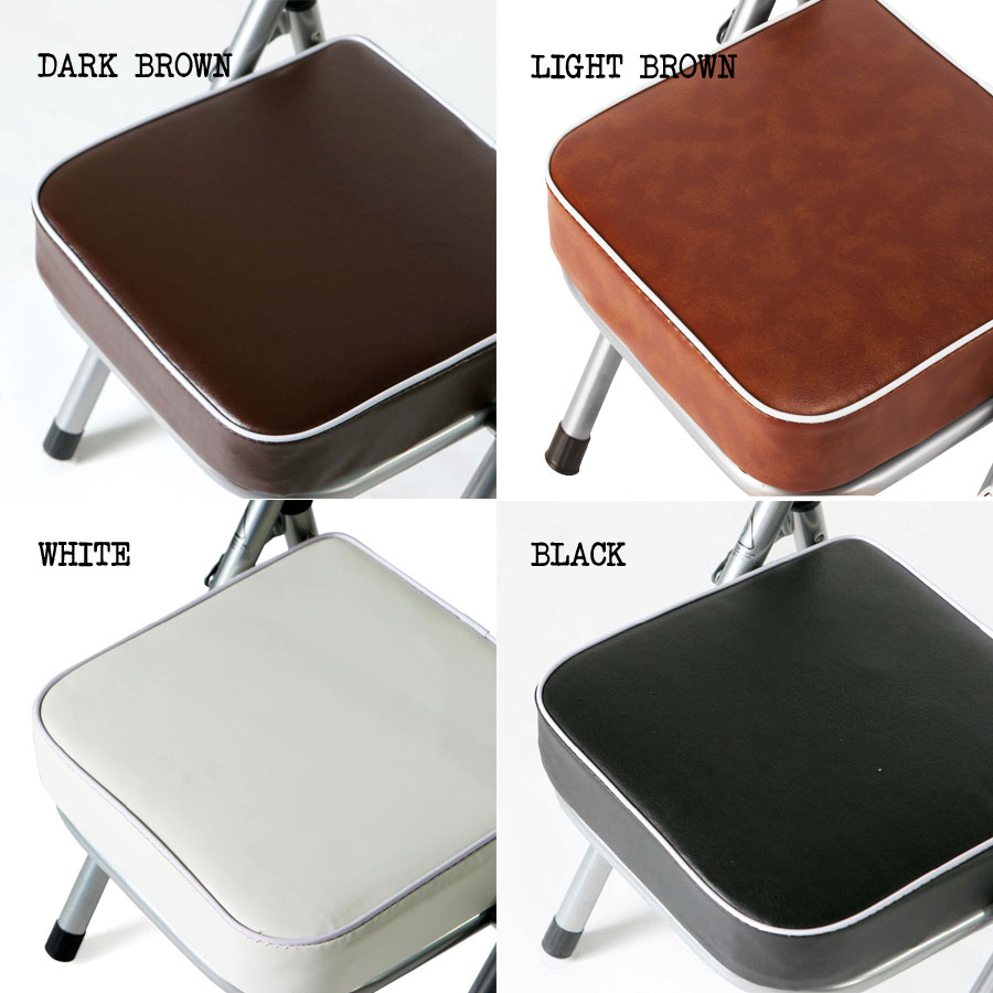 1脚販売 折りたたみチェア 小さい椅子 折りたたみイス パイプイス パイプ椅子 折畳み椅子 スチール製 完成品 全4色 2.5キロ ちょいがるチェア