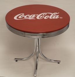 Coca-Cola 楕円形テーブル　コカコーラ　ガラステーブル　ヴィンテージ Coca-Cola 楕円形テーブル コカコーラ ガラステーブル