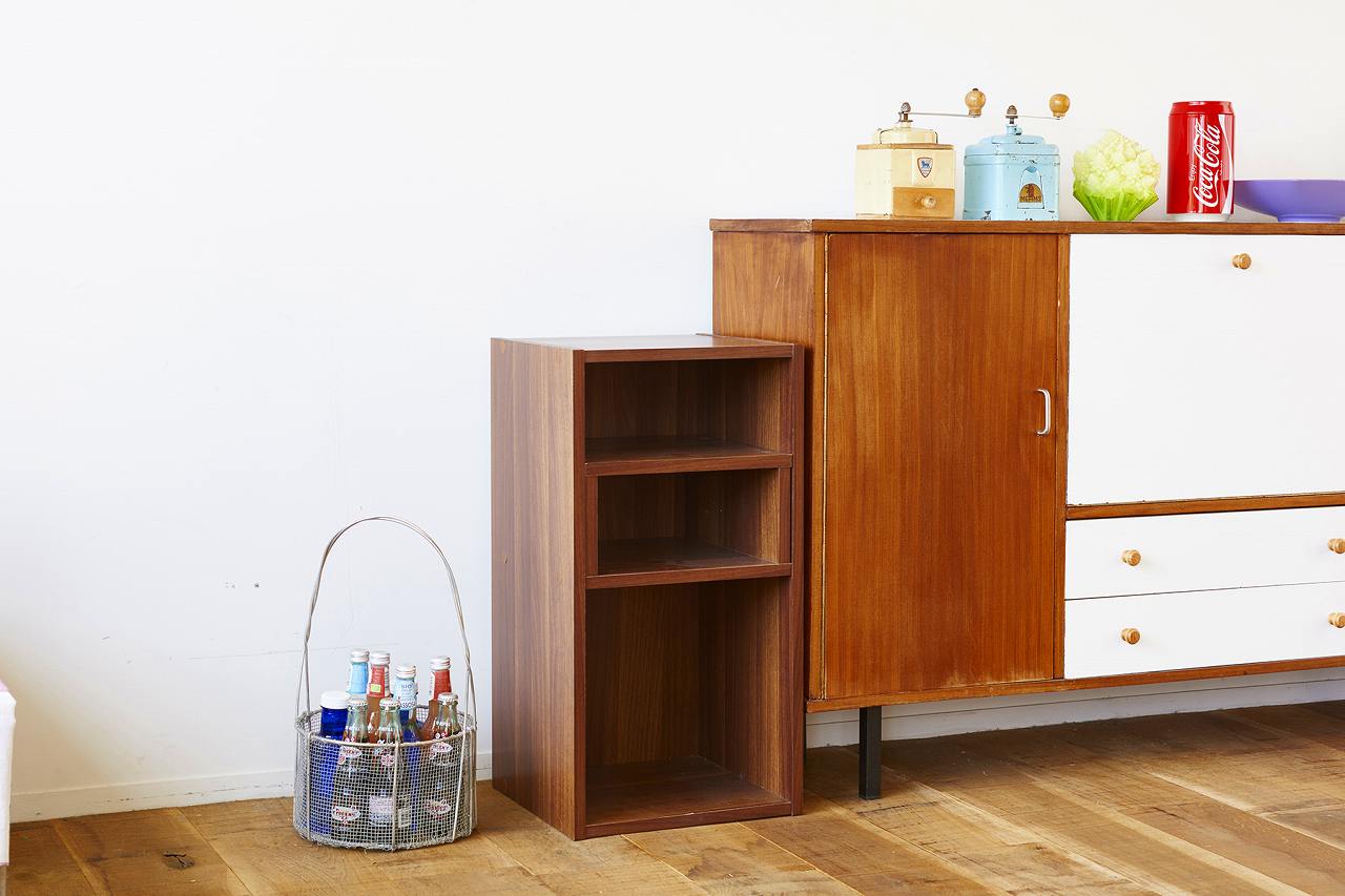 レコードCDボックス レコードラック レコード ＣＤ バイナルボックス 2段 DBR