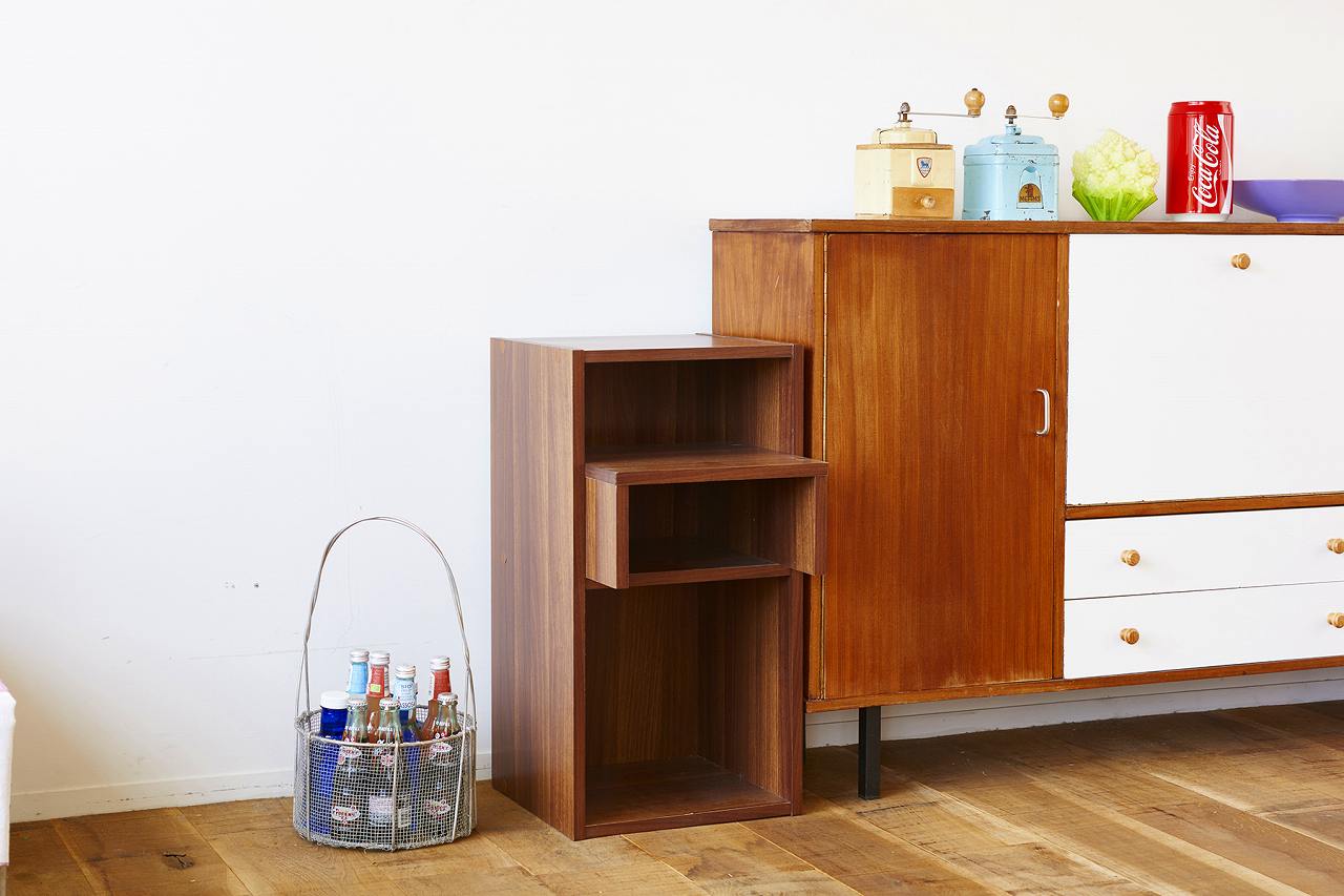 レコードCDボックス レコードラック レコード ＣＤ バイナルボックス 2段 DBR