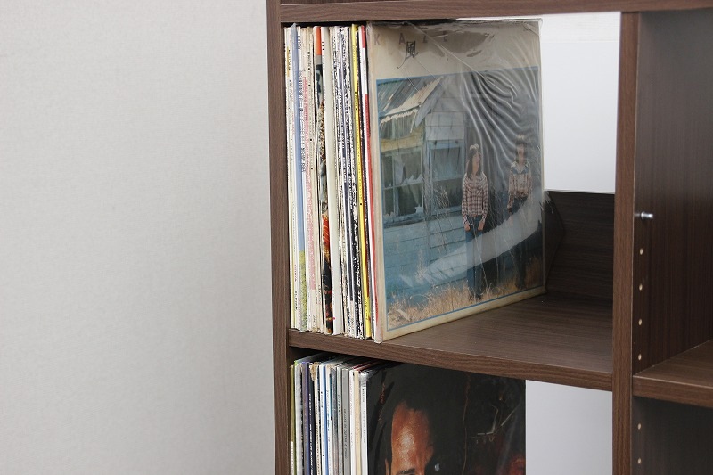 バイナルボックス タフ レコードボックス タフ レコードラック 2列3段 6キューブ 棚板可動式 6マスラック 6マス