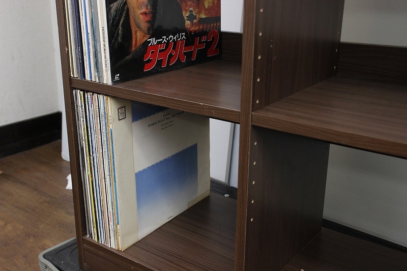 バイナルボックス タフ レコードボックス タフ レコードラック 2列3段 6キューブ 棚板可動式 6マスラック 6マス