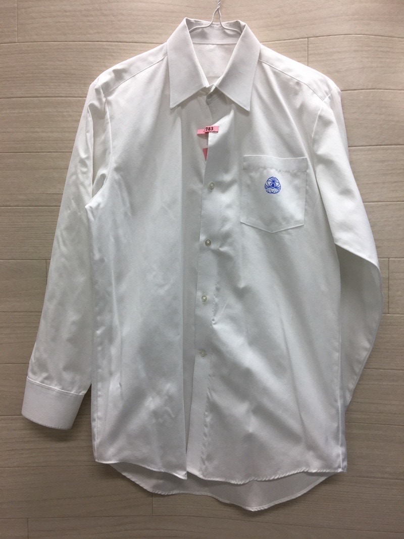 神奈川県　有馬高校　ワイシャツ(長袖)　【0106783】