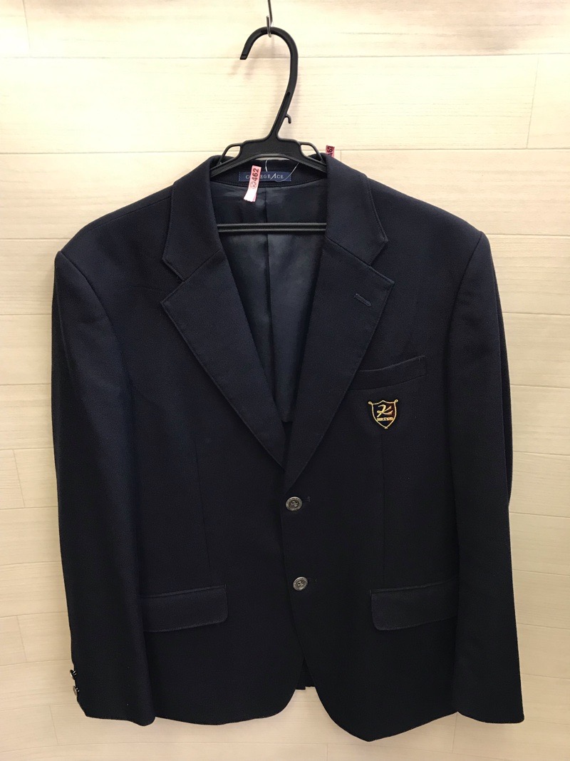 神奈川県　向上高校　男子ブレザー　旧ボタン【01010462】