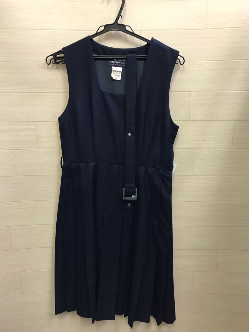 神奈川県　玉川中学校　ジャンバースカート　【0203278】