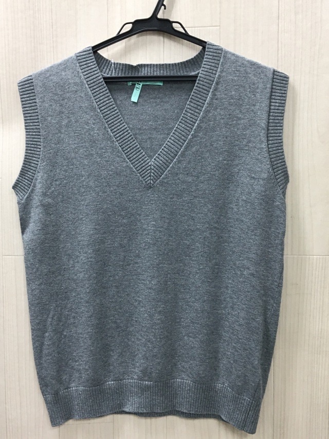 神奈川県　東名中学校　ニットベスト　【0201179】