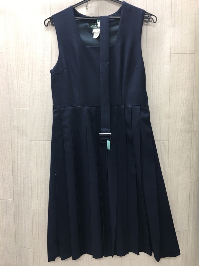 神奈川県　玉川中学校　ジャンバースカート　【0204682】