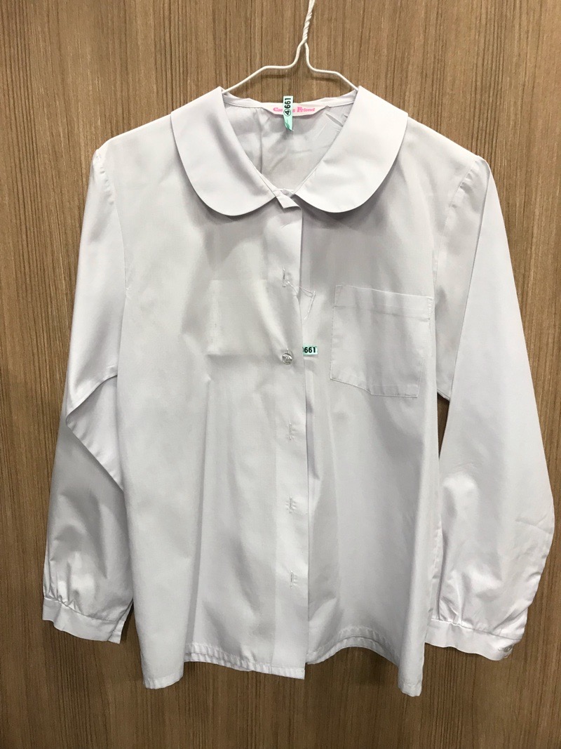 神奈川県　厚木中学校　ブラウス（長袖）【0204661】