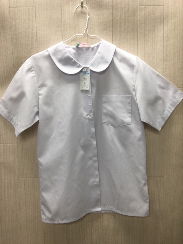 神奈川県　厚木中学校　ブラウス（新品　半袖）【0201362】