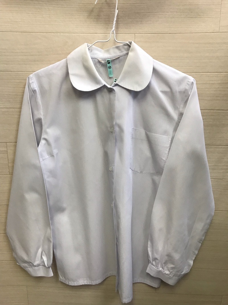 神奈川県　厚木中学校　ブラウス（長袖）【0205067】