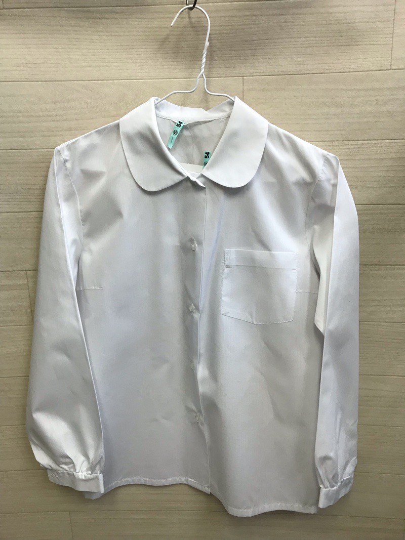 神奈川県　厚木中学校　ブラウス（長袖）【0205054】