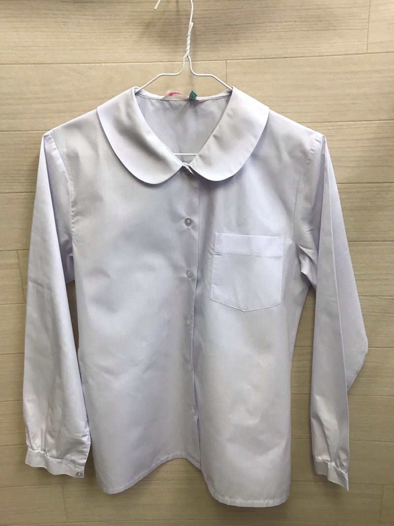 神奈川県　厚木中学校　ブラウス（長袖）【0205070】