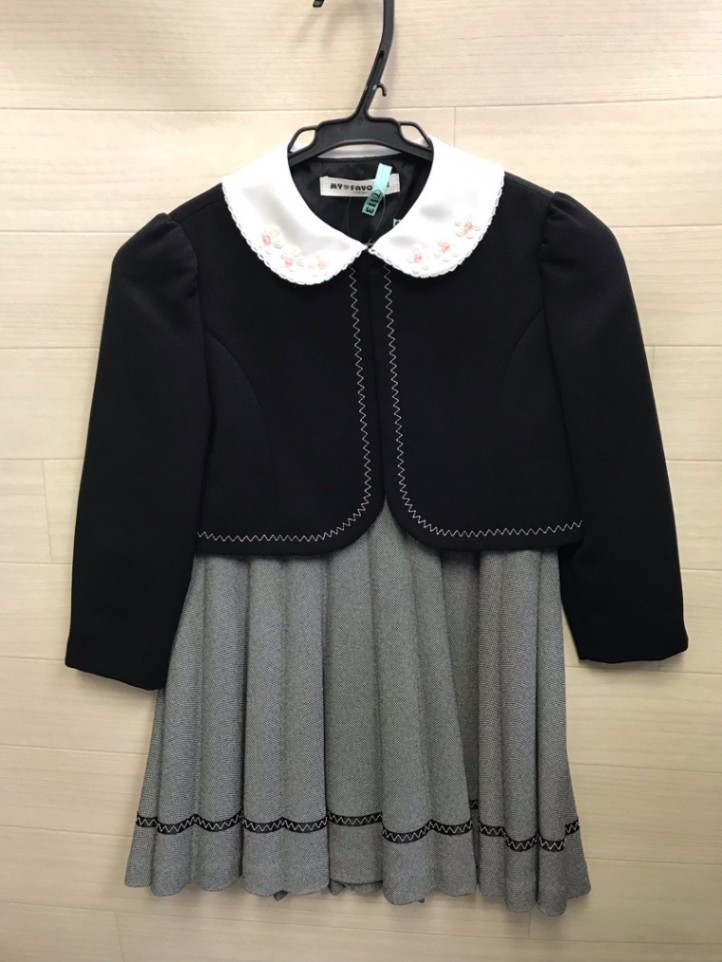 フォーマル　2点セット　女子ボレロ【0207113】　ワンピース【0207114】