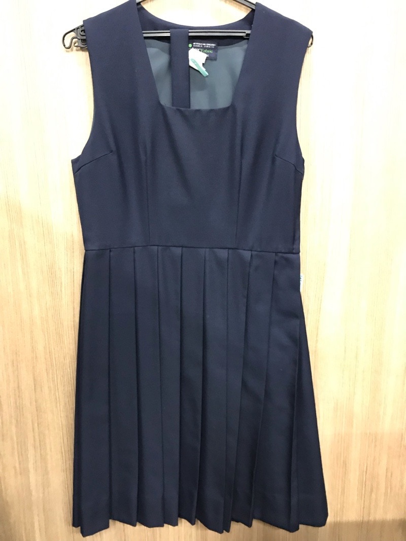 神奈川県　秦野市立鶴巻中学校　ジャンバースカート　【0206390】