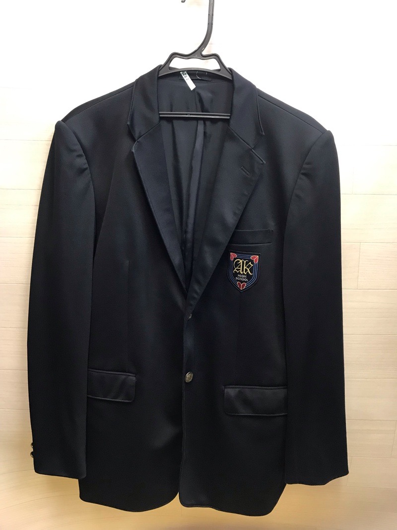 神奈川県　厚木北高校　男子ブレザー　【0207929】
