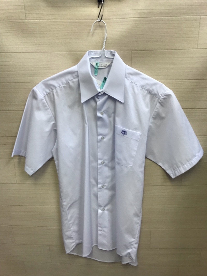 南毛利中学校　ワイシャツ　半袖　【0207220】