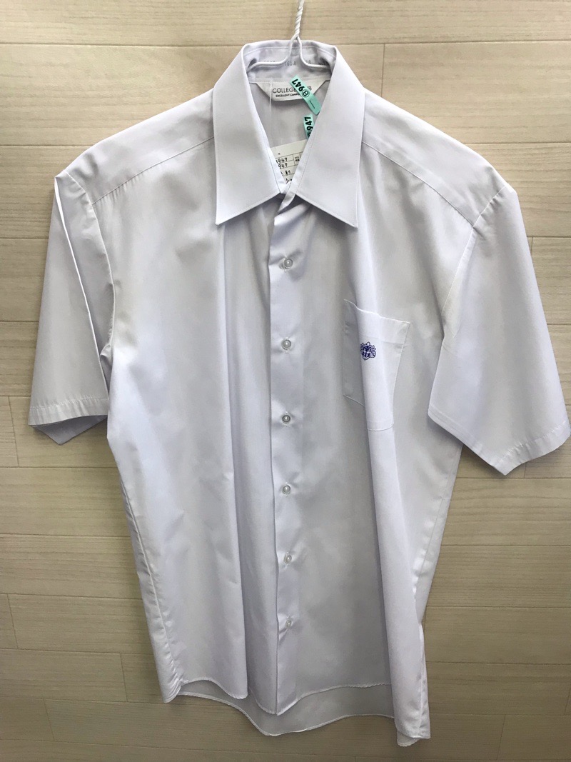 南毛利中学校　ワイシャツ　半袖　【0208947】