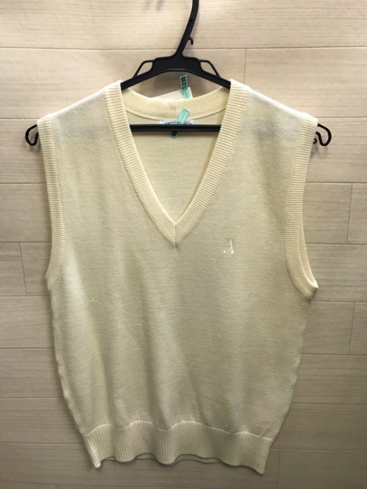 神奈川県　麻布大学付属高等学校　ニットベスト　【0209235】