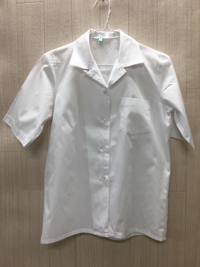 神奈川県　秦野市立鶴巻中学校　ブラウス（半袖）【0206393】