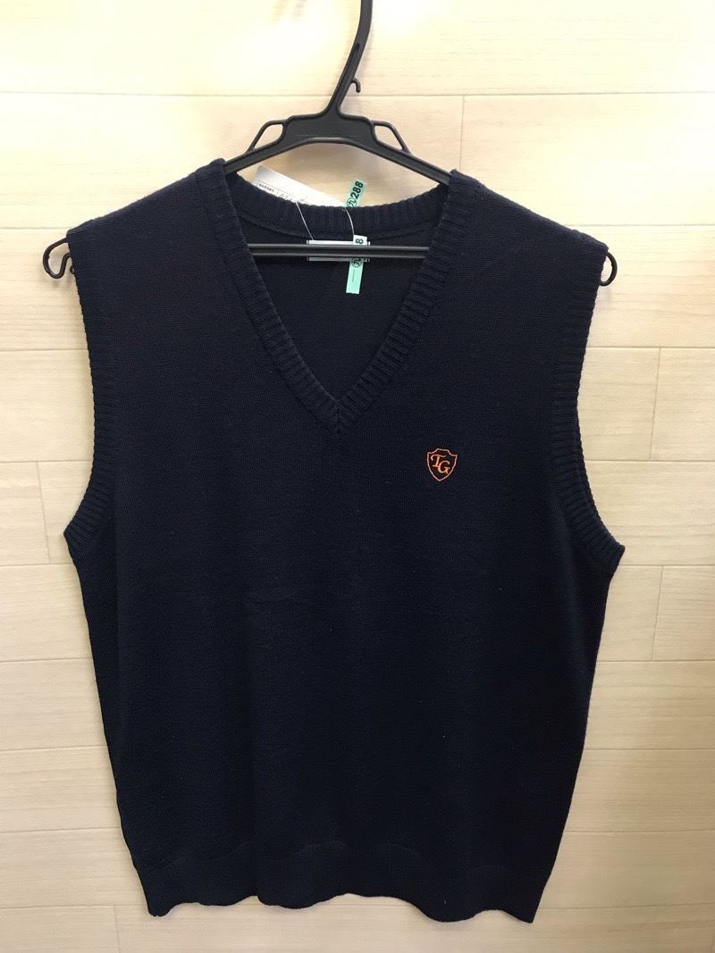 神奈川県　立花学園高校　ニットベスト　【0209288】