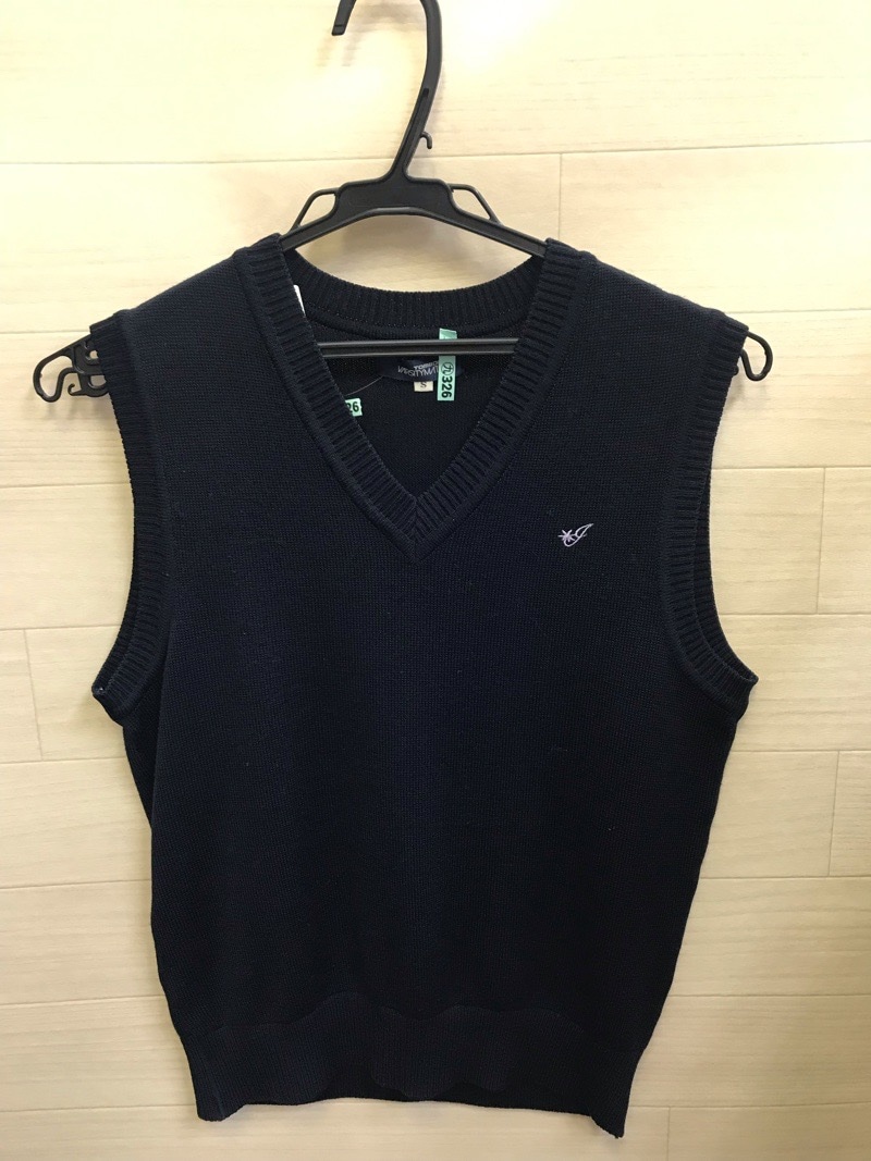 神奈川県　伊勢原高校　ニットベスト　【0209326】