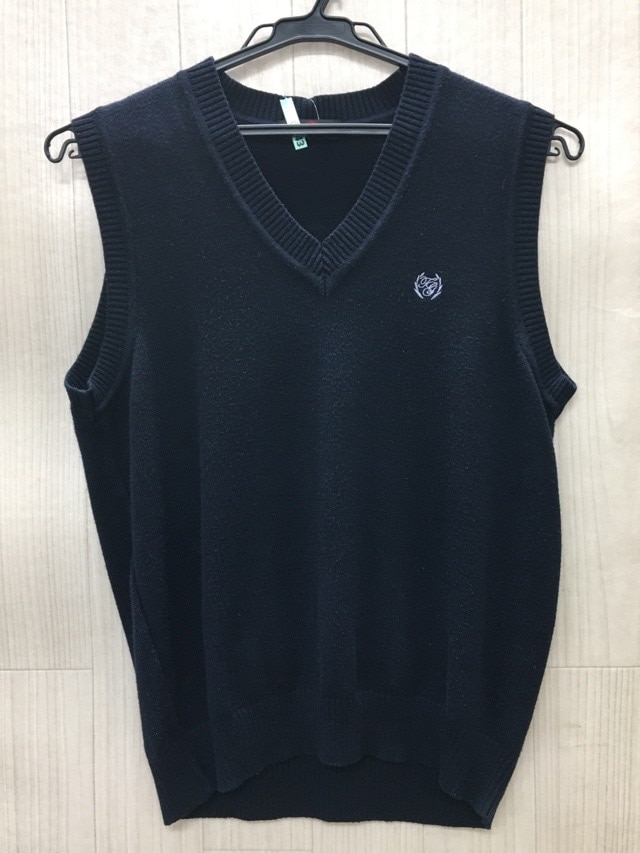 神奈川県　桐蔭学園高校　ニットベスト　【0209443】