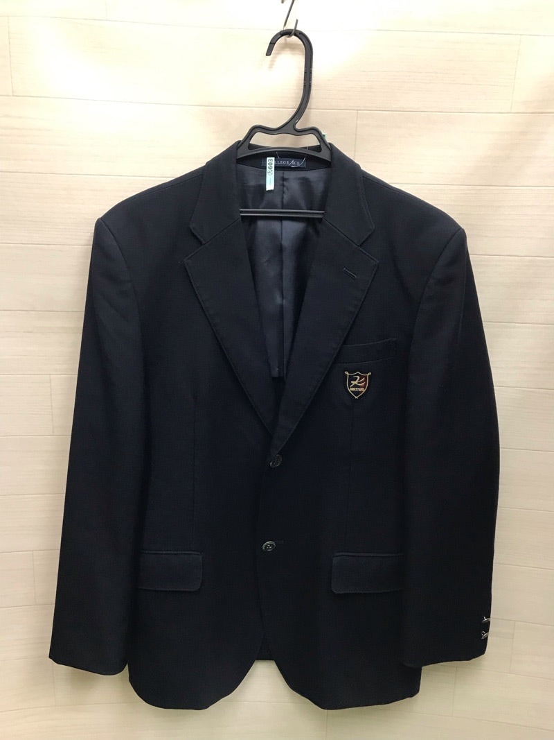 神奈川県　向上高校　男子ブレザー　旧ボタン【0209603】