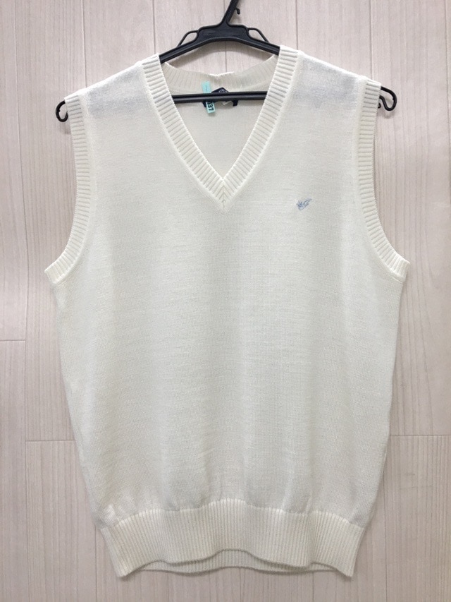 神奈川県　伊勢原高校　ニットベスト　【0209637】