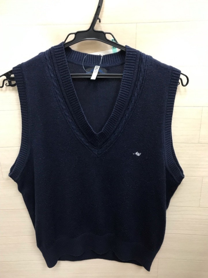 神奈川県　厚木西高校　ニットベスト　【0209782】