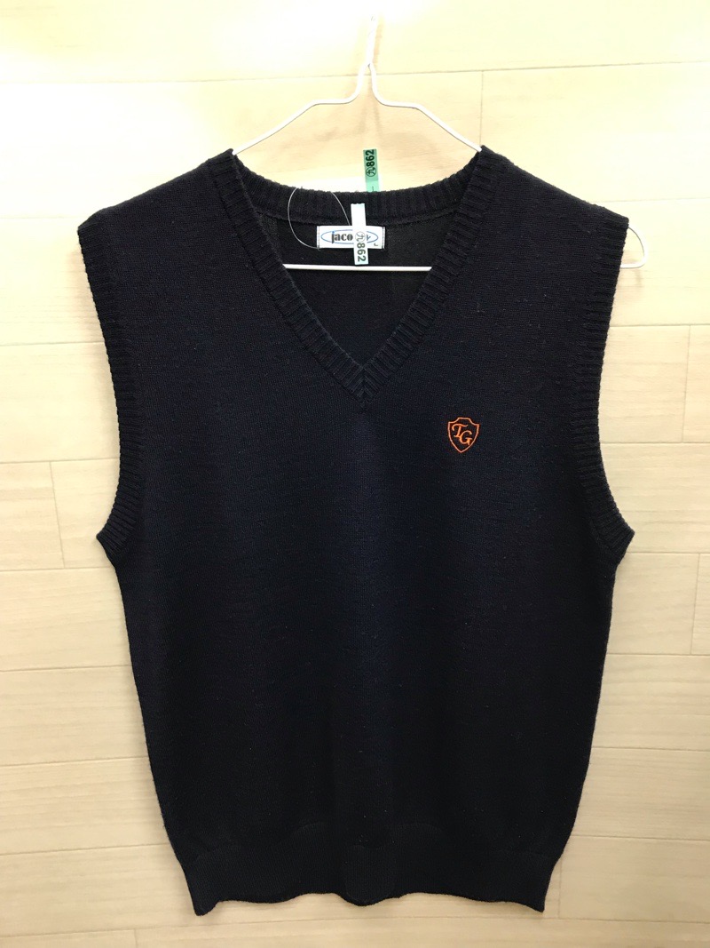 神奈川県　立花学園高校　ニットベスト　【0209862】