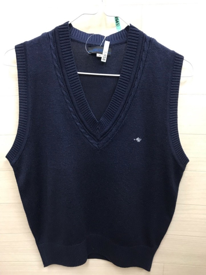 神奈川県　厚木西高校　ニットベスト　【0209958】